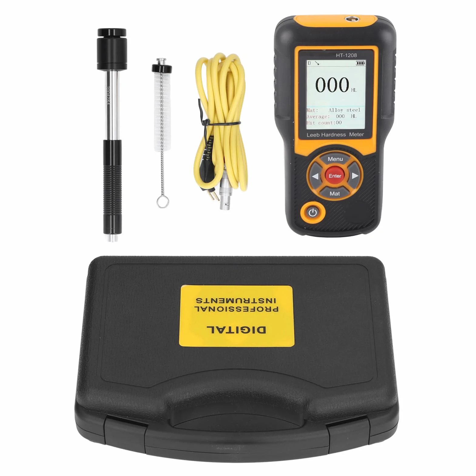 Durómetro Digital HT-1208 Alta Precisión Probador de Dureza Pantalla TFT