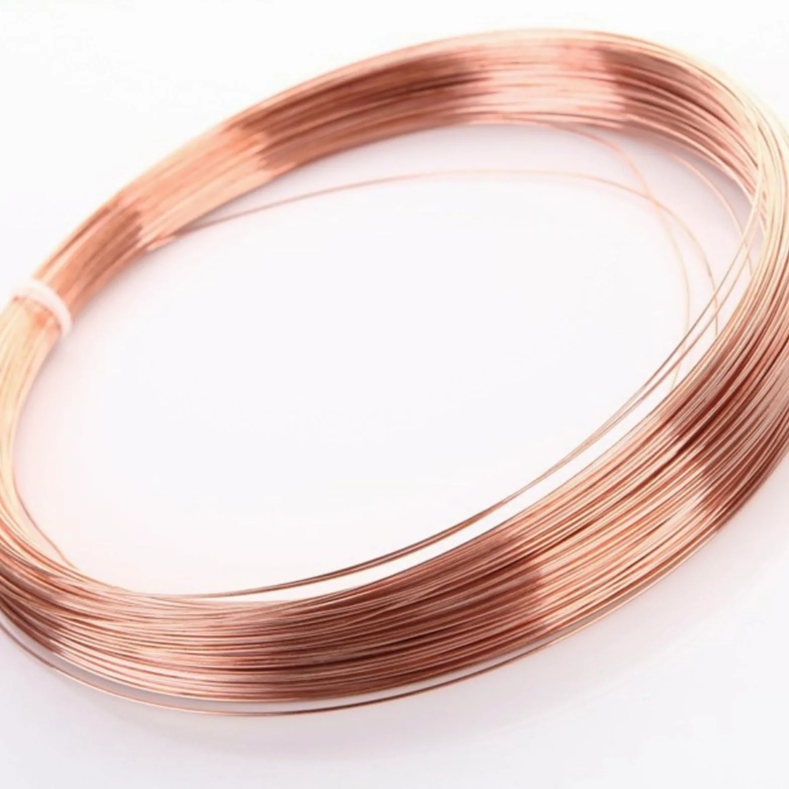 Alambre de cobre, alambre metálico, alambre for manualidades, diámetro de 1,3/1,5/1,6 mm, 1 kg, for joyería, electricidad e industria.(1.5mm*1kg)