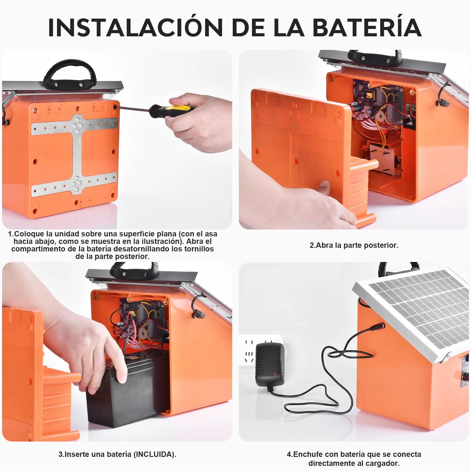 32KM Solar Pastor Electrico, 9,5 kV Pastor eléctrico Controlador para caballos, 0,5 J Valla eléctrica para cría de animales de pastor, para granja, pastoreo, jardín