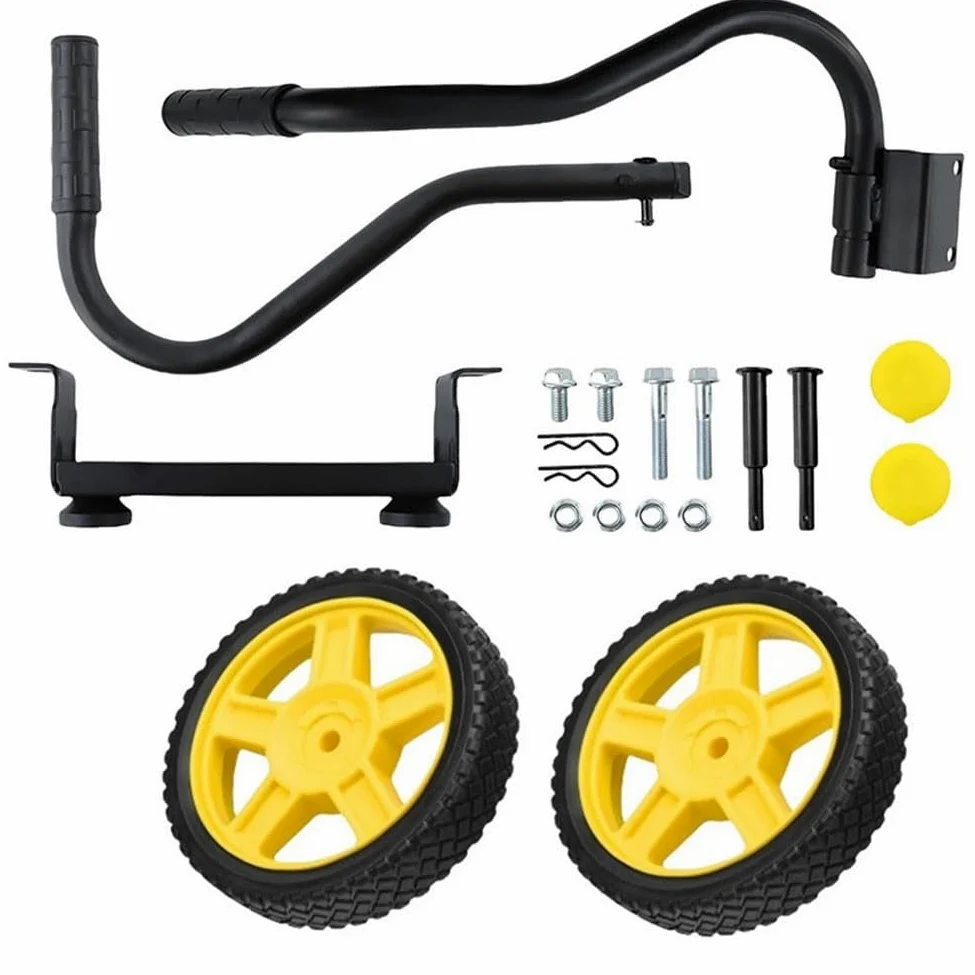 Kit de rueda de generador con mango 2800-4750 W, generadores resistentes para transporte y almacenamiento de rodillos de plástico