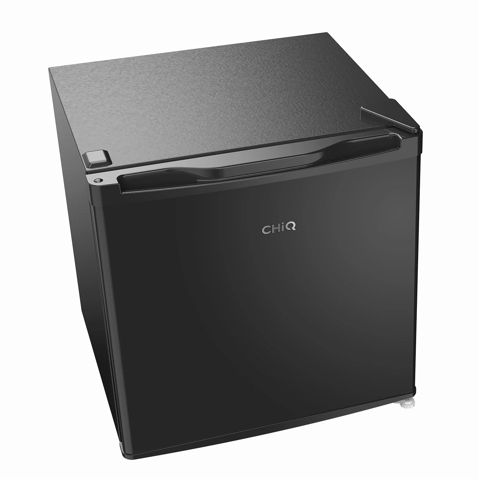 CHIQ Frigorífico Minibar 46L Compresor Incorporado Botellero Congelador Puerta Reversible Negro