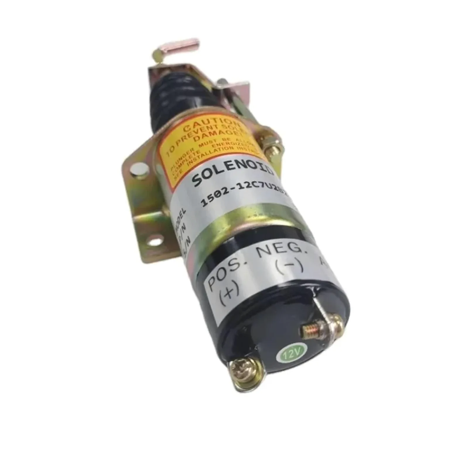 Solenoide de corte de combustible Solenoide de corte de combustible 1502-12C7U2B2S1, compatible con solenoides de control del acelerador del motor LPW2, LPWS2 y LPWT4.