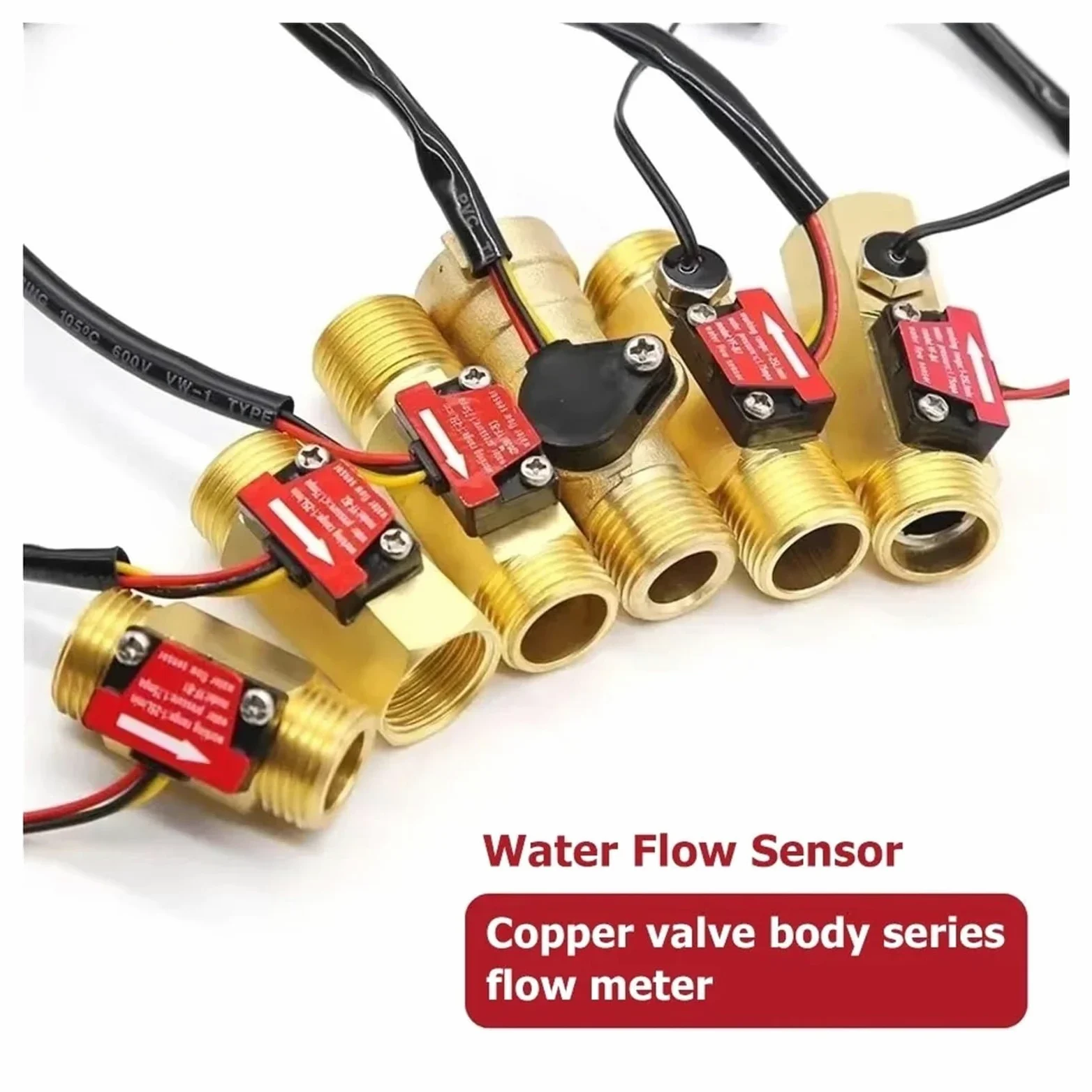Medidor de flujo de turbina Hall, Sensor de Flujo de Agua, pulso electromagnético, 1 ud. | Monitoreo preciso del tráfico(B9)