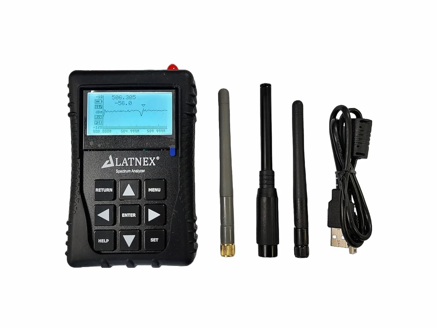 SPA-3G RF Analizador de espectro RF y explorador de RF disponible para bandas de frecuencia 3G y WSUB1G, análisis de frecuencia para radio de Jam, dispositivos inalámbricos, redes WiFi