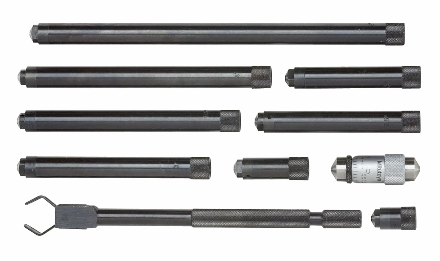 Mitutoyo 139-201 - Micrómetro interior de tubo de 3,81 a 30,48 cm x 0,00 pulgadas