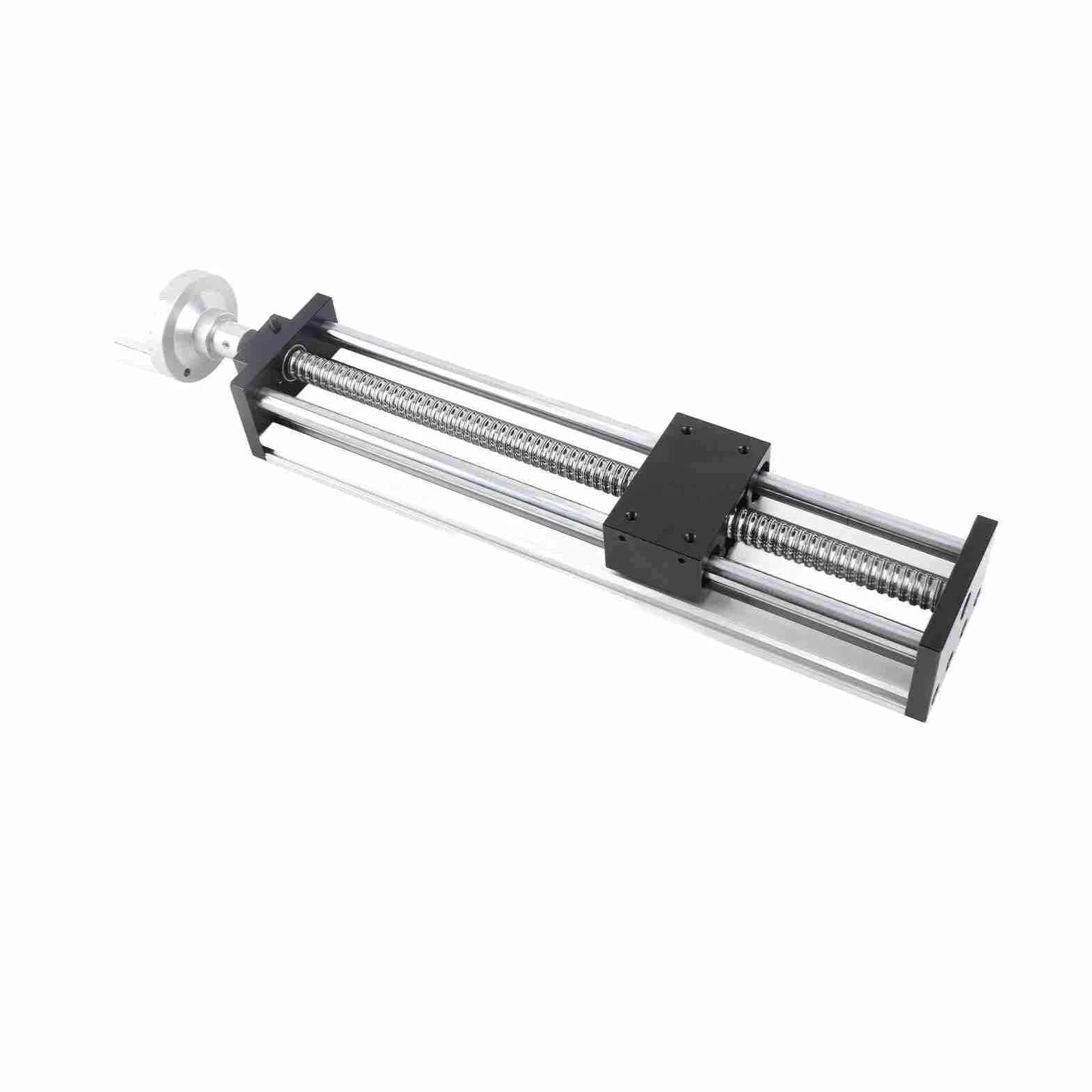 Mesa Deslizante de Riel Guía Lineal, Etapa Lineal de Carrera de 300 Mm, Etapa de Tornillo de Bola con Volante para Motor NEMA23