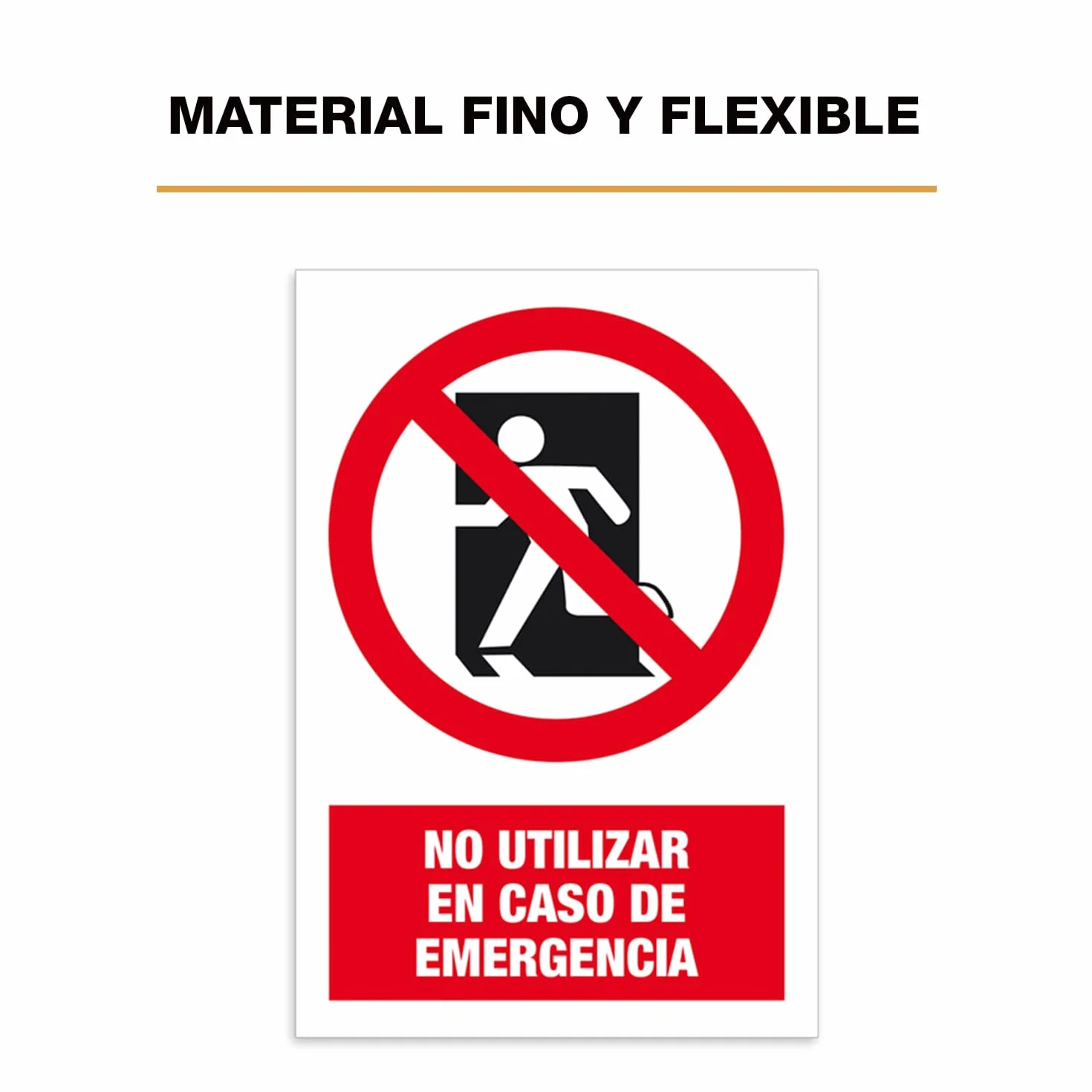 Señal magnética de prohibición "Prohibido perros"