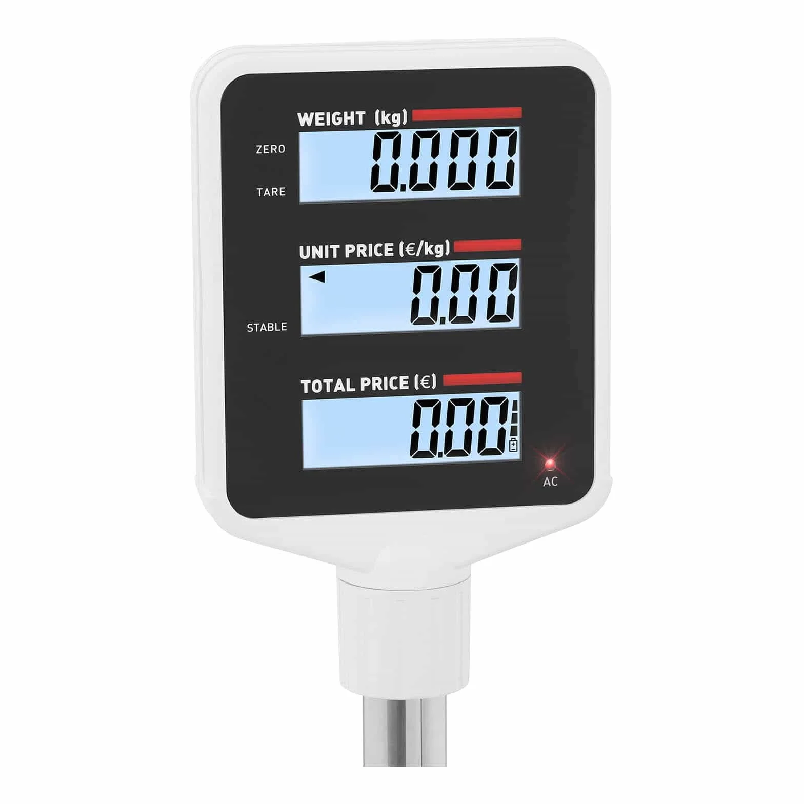 Steinberg Systems Balanza De Control Báscula Para Almacén SBS-PW-152C (Rango de pesaje hasta 15 kg, Precisión de lectura 2 g, Pantalla LCD elevada)