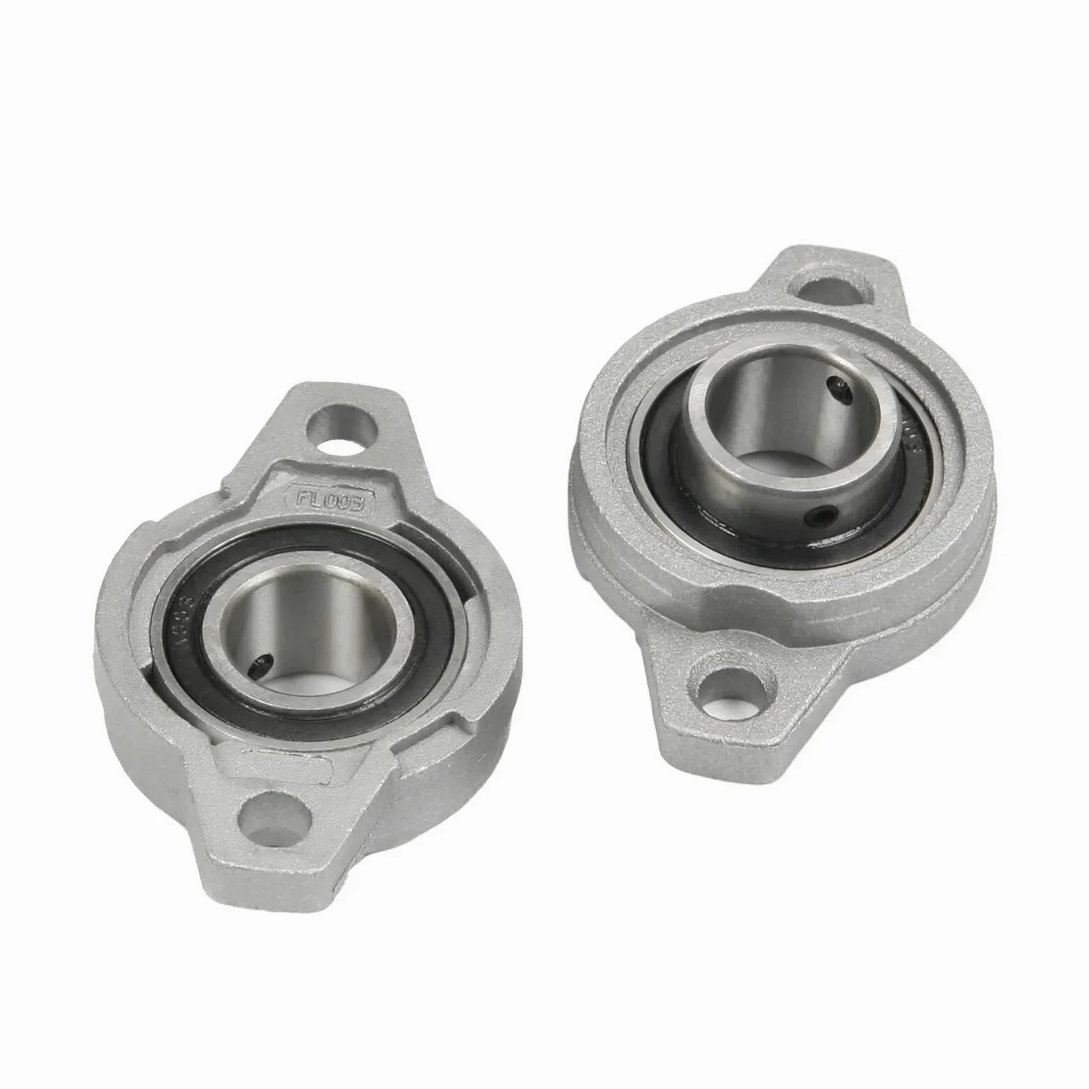 Rodamiento con soporte integrado 4/10 Uds. Bloque de almohada de 8mm-25mm rodamiento rómbico inserto de aleación de Zinc eje lineal(KFL002 15MM,10Pcs)