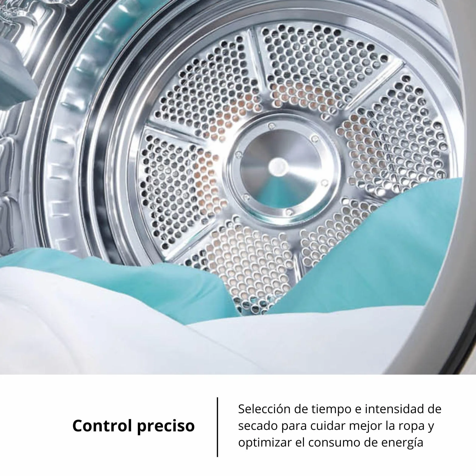 Corberó Secadora Bomba de Calor CSBCH830W 8 Kg 15 Programas Display LED Blanco
