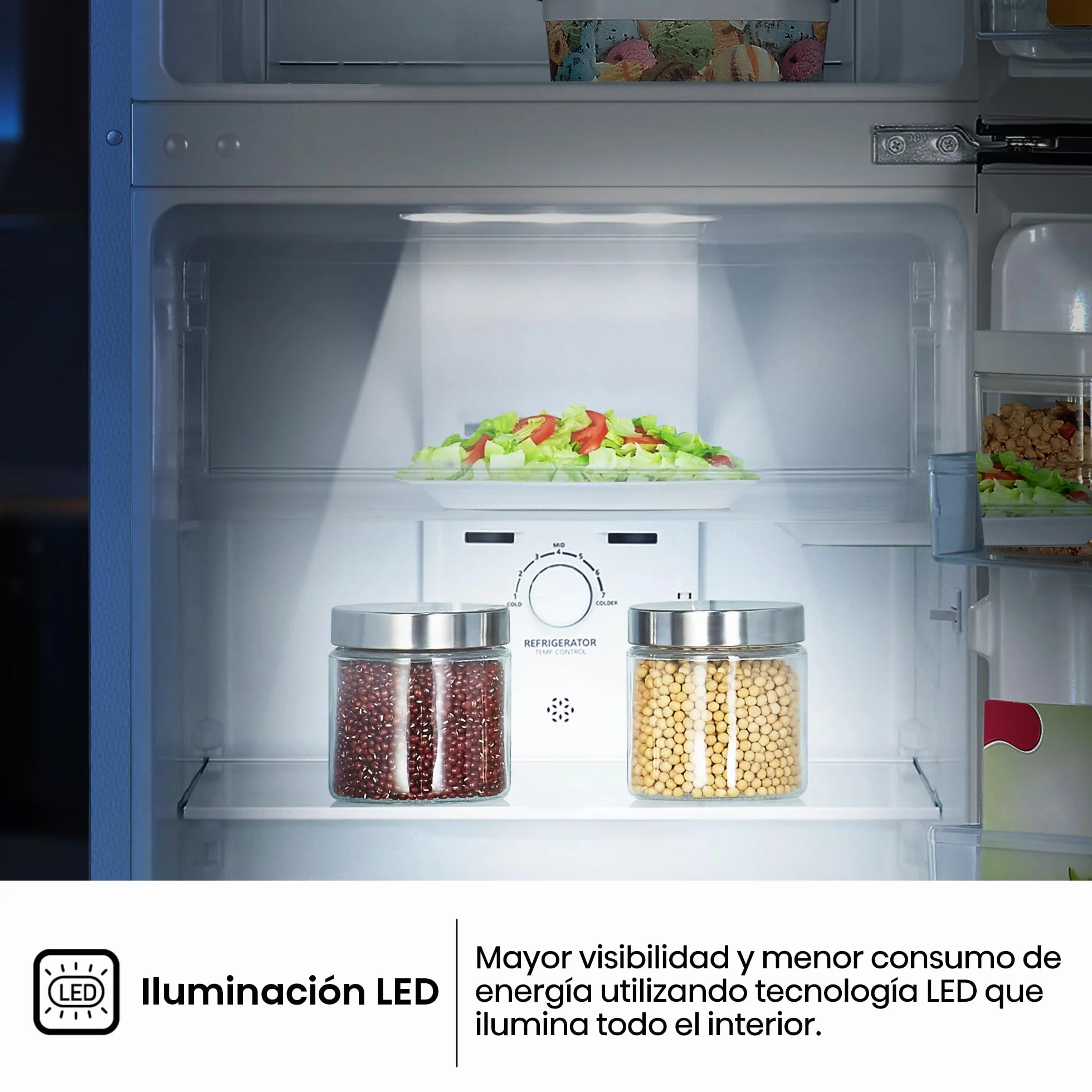 Hisense RT327N4AWE Frigorífico 2 Puertas Total No Frost 249L 168cm Multi Airflow Puerta Reversible Iluminación LED Blanco