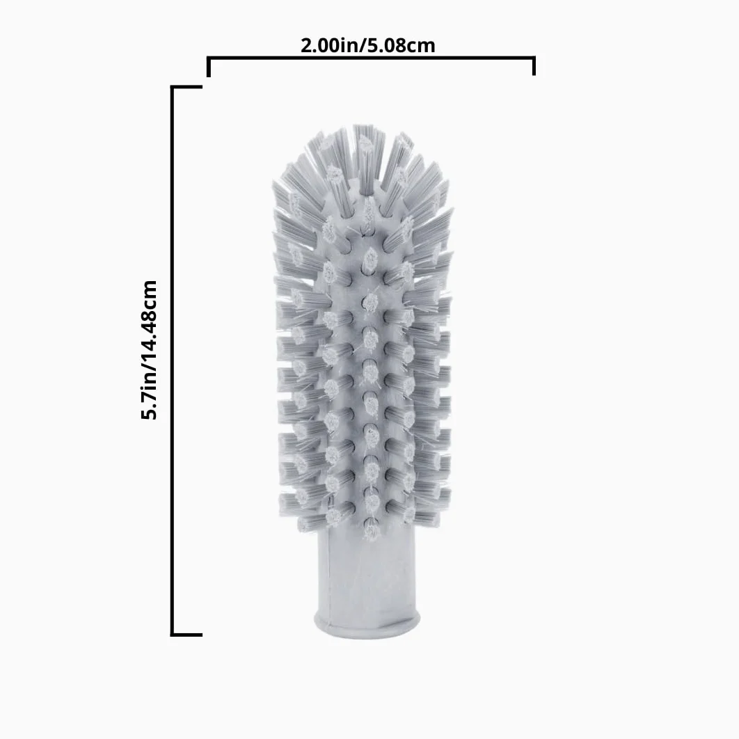 SPARTA Cepillo de válvula Multiusos, Cepillo Redondo con cerdas de poliéster, codificado por Colores para Limpieza Comercial, Cocina, Restaurante, baño, plástico, 5.7 x 2 x 5.7 Pulgadas, Gris