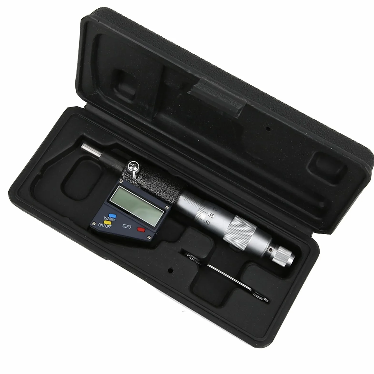 Herramienta de Carburo Cementado de Alta Precisión con Cabezal Micrométrico Digital para Medir 0-25 Mm (0-25 mm)