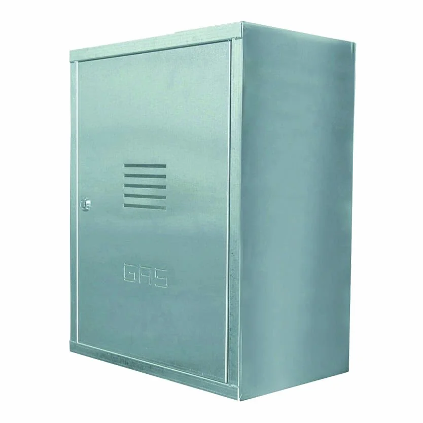 Caja de contador de gas de acero inoxidable h50 l40 p24