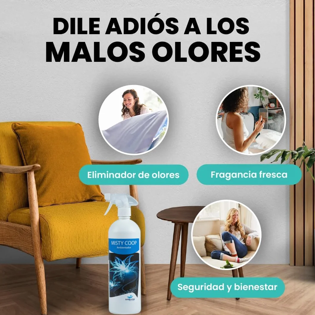 Neutralizador De Olores Para Hogar Y Mascotas 1L - Elimina Olores En Alfombras, Tapicería Y Superficies