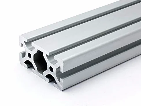 Perfil de aluminio 40 x 80 mm, tipo I, ranura 8 (difícil), anodizado en plata, perfil de aluminio 40 x 80, perfil de aluminio 40 x 80, perfil de montaje de 1180 mm