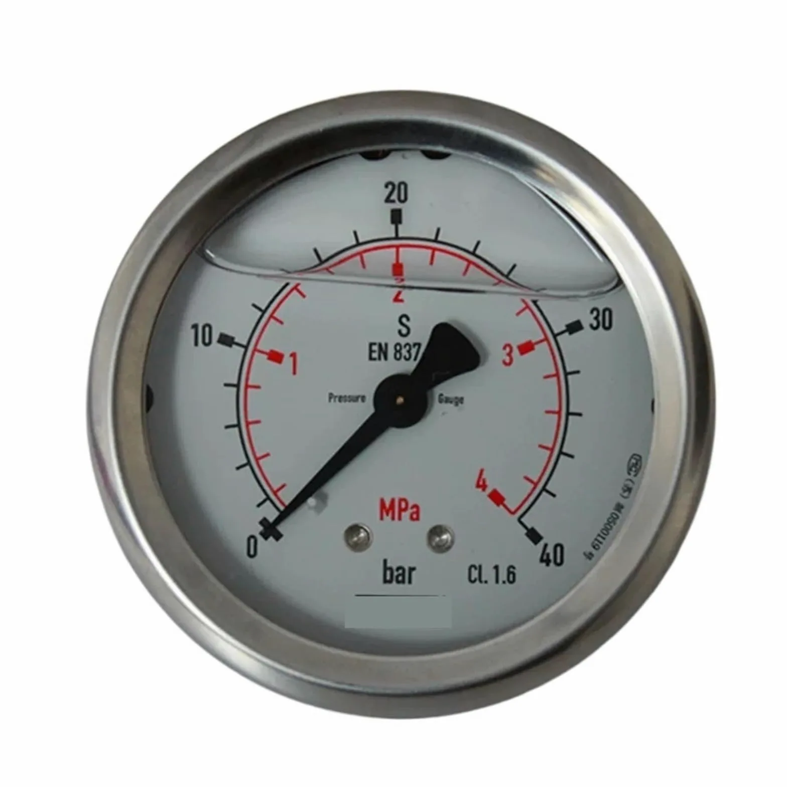 Manómetro 0-40bar/0-4mpa, rosca G1/4, Manómetro axial