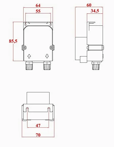Bomba dosificadora peristáltica con caudal fijo para dosificación abrillantadora modelo MP3-1,0 l/h 230 Vac, tubo de membrana de silicona