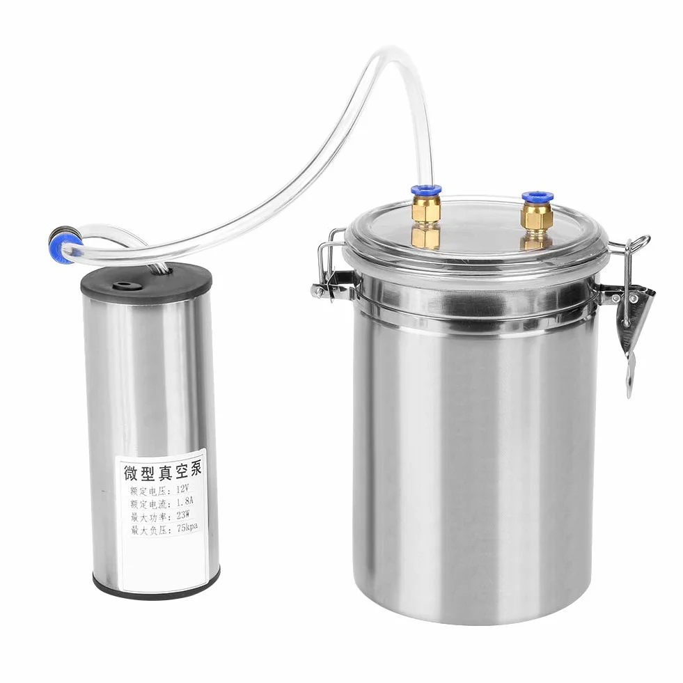 Máquina de ordeño eléctrica, máquina de ordeño portátil con bomba de vacío de acero inoxidable de 2L para Dairy Homestead(Cow)