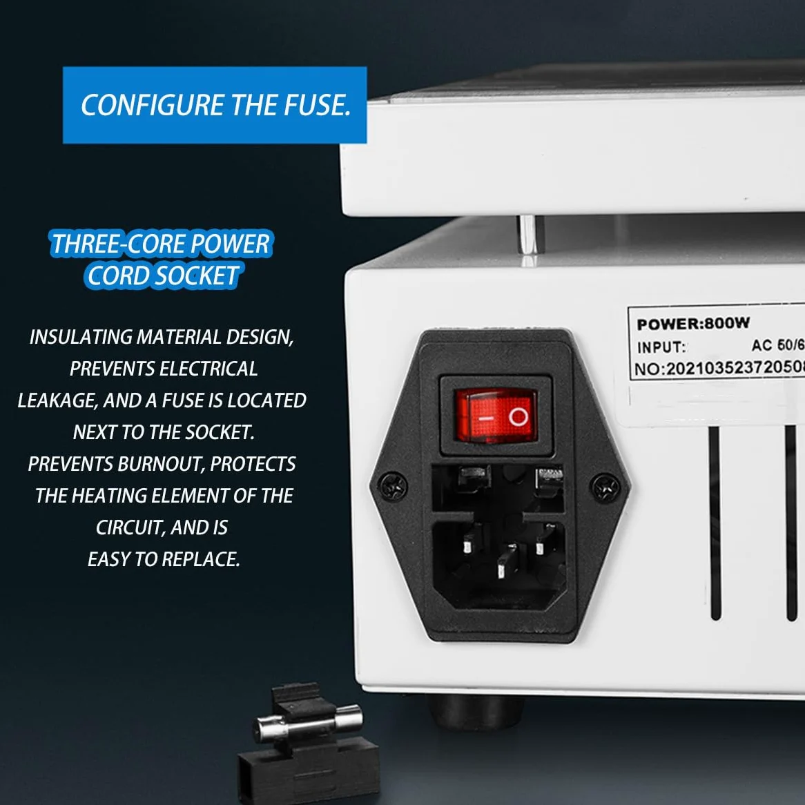 Máquina de sellado manual de celofán, sellador térmico de mesa, aislada para embalaje de cosméticos, perfecta para envolver con película de 10 x 10, ideal para pequeñas empresas