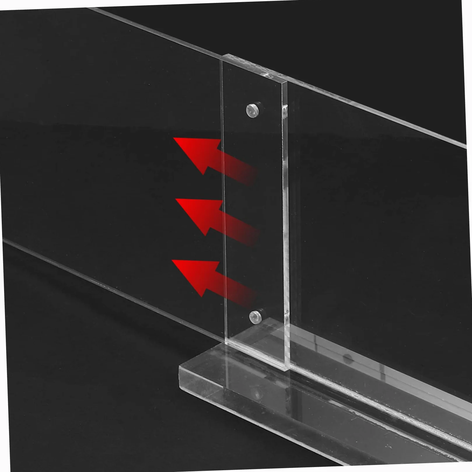 DOITOOL 8 Piezas Soporte de Menú Acrílico Magnético Transparente para Restaurantes y Mesas Exhibidor para Carteles y
