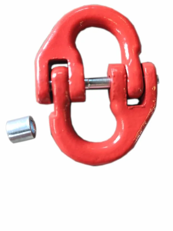 Cadena colgante de 4 hebras, 8 mm x 2,5 m, con gancho de horquilla y gancho de acortamiento, cadena de tope de alta resistencia, cadena de grúa, ejecución robusta, cadena de grado 8 para