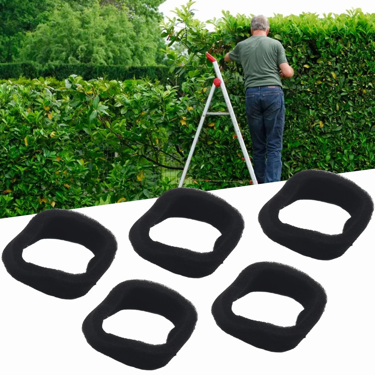 Filtros de aire para desbrozadoras 50x43 mm repuesto esponja