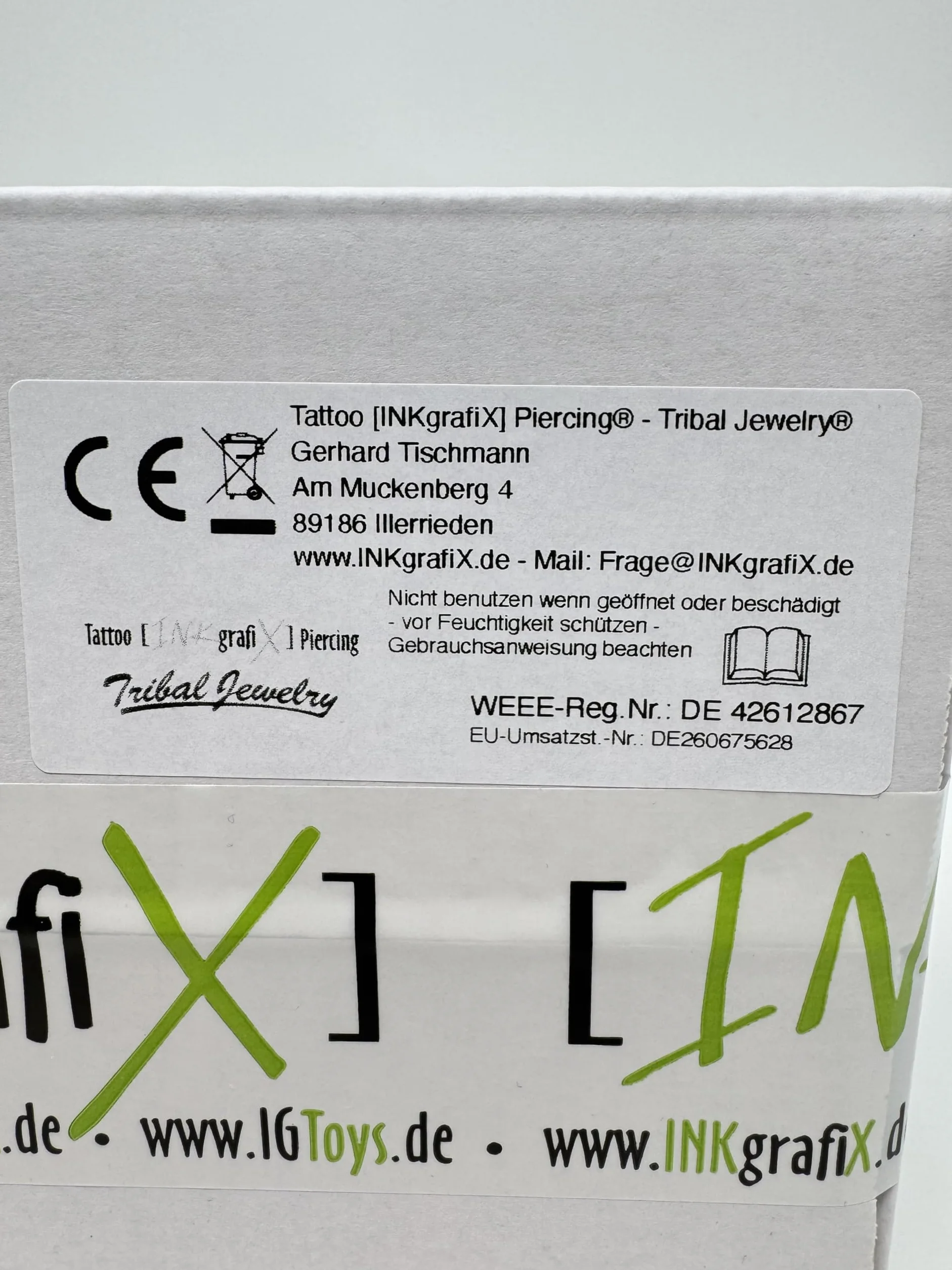 InkgrafiX Rotuladores estériles para piel 2 unidades