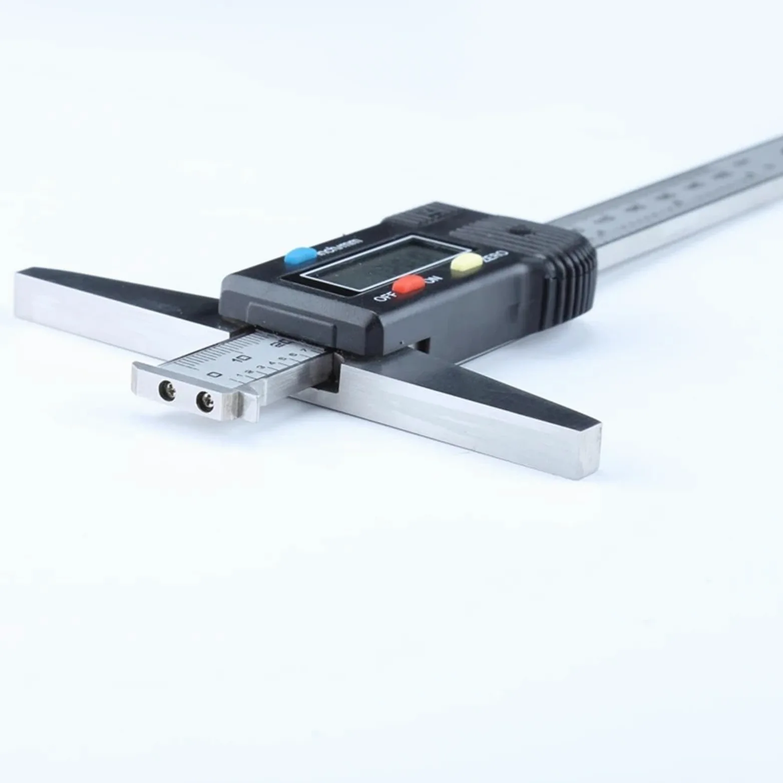 Pie de rey digital Calibre de profundidad digital electrónico de 0,01 mm, calibrador Vernier de profundidad de 0 a 150 mm/200 mm/300 mm, micrómetro de acero inoxidable, herramientas de medición(0-200m