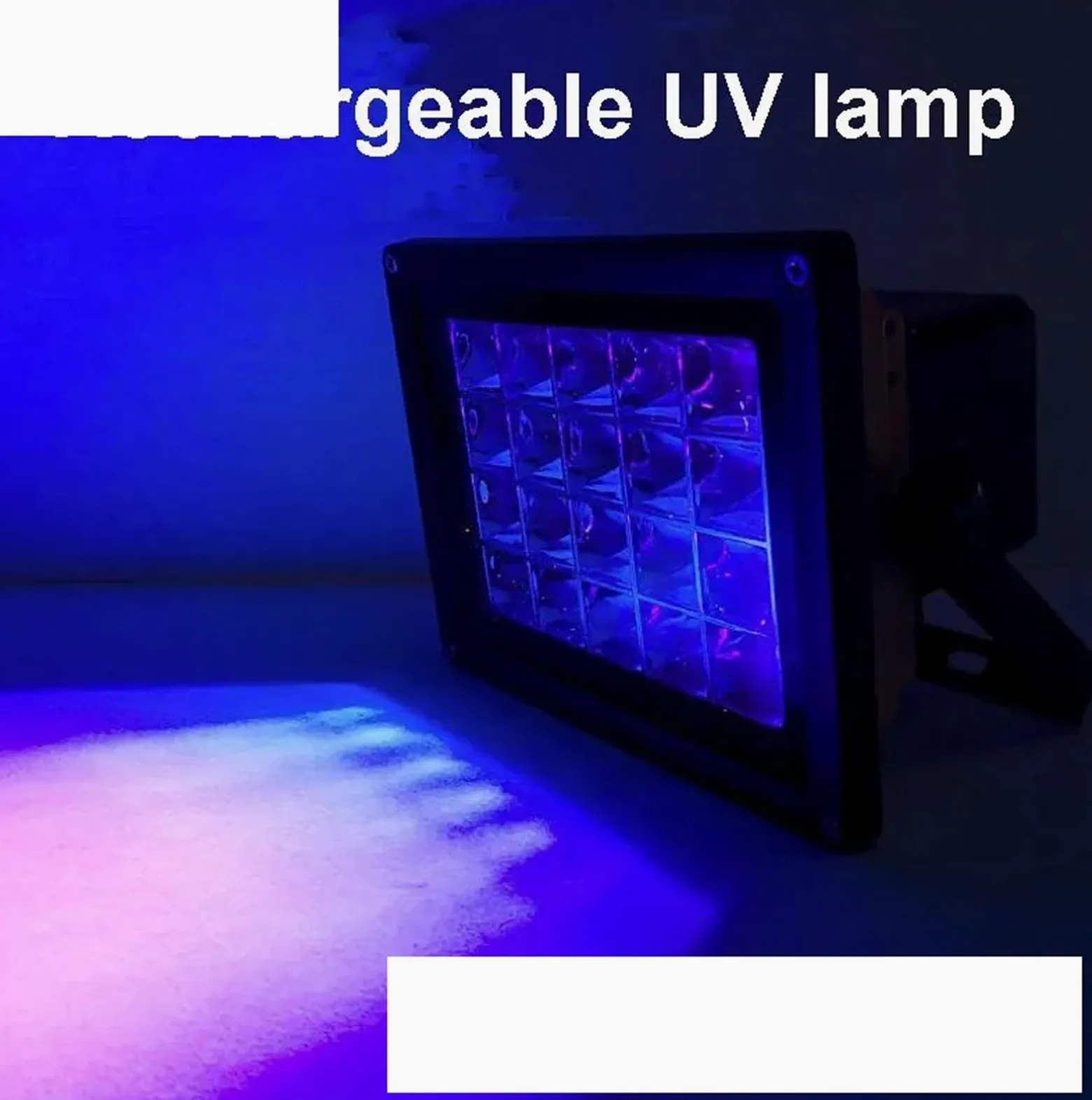Lámpara de curado UV LED Lámpara UV de 200 W, 365 NM y 395, Recargable, curado rápido, portátil, for impresión 3D con Tinta Aceite Verde(395nm,60W)