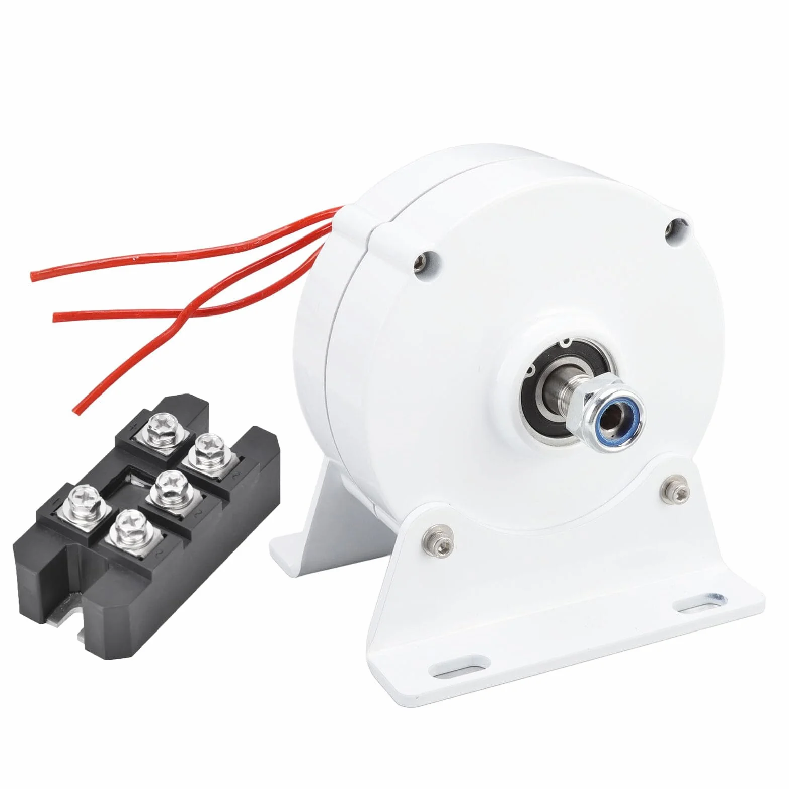 600W Generador de imán permanente 12V,24V,48V 750r/m generador síncrono trifásico sin engranajes de corriente alterna Motor eléctrico de tierras raras NdFeB para aerogeneradores, con