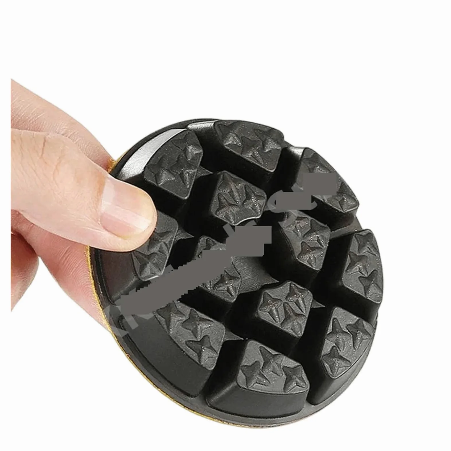 Juego de 4 almohadillas de pulido de 3 pulgadas y 80 mm para uso en seco, suelos de cemento y terrazo, juego de almohadillas de pulido de 4 pasos para renovación, molienda y pulido, incluye mezcla de