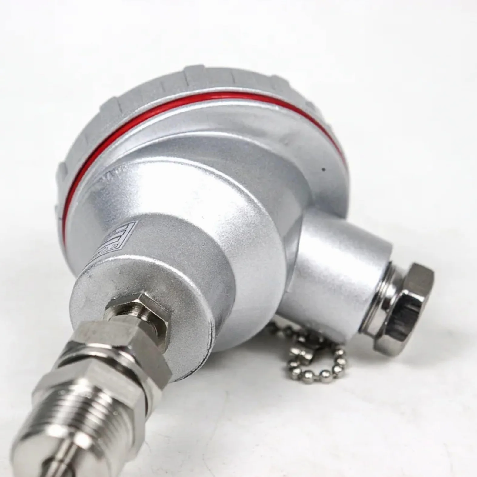 1 Uds termopar blindado Tipo K sonda Pt100 A Clase 0-600cc Sensor de Temperatura(50mm)