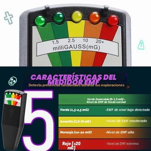 Kit profesional de 8 piezas de equipo de caza de fantasmas, kit de caza de fantasmas para investigación paranormal, equipo completo de investigación de fantasmas con medidor EMF, caja de espíritu y