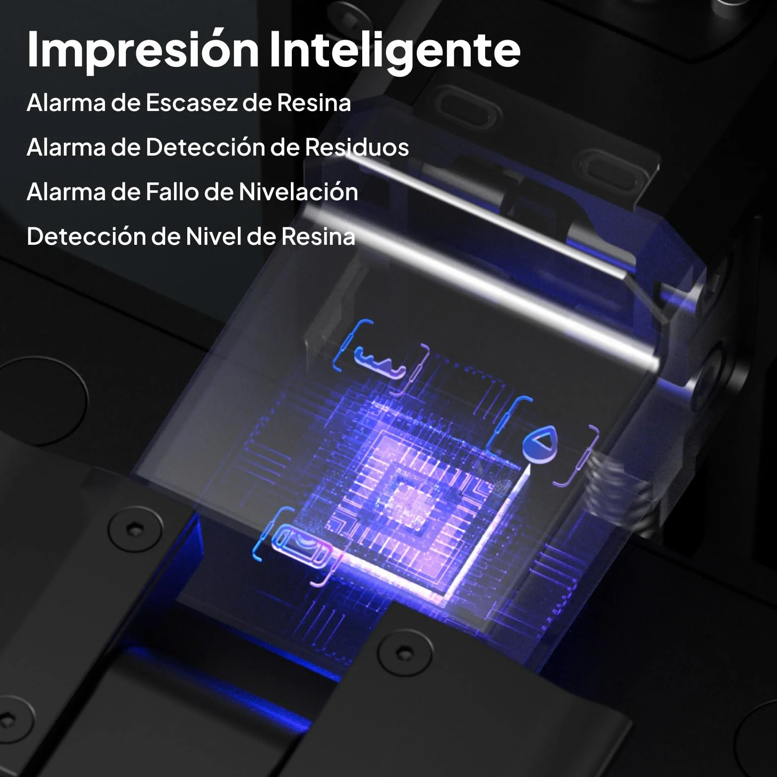 ELEGOO Saturn 4 Ultra 16K Impresora 3D Resina con Tapa Abatible, Calentamiento Inteligente del Tanque a 30°C, Alta Velocidad de 150 mm/h, Gran Tamaño de Impresión 211,68 × 118,37× 220 mm³