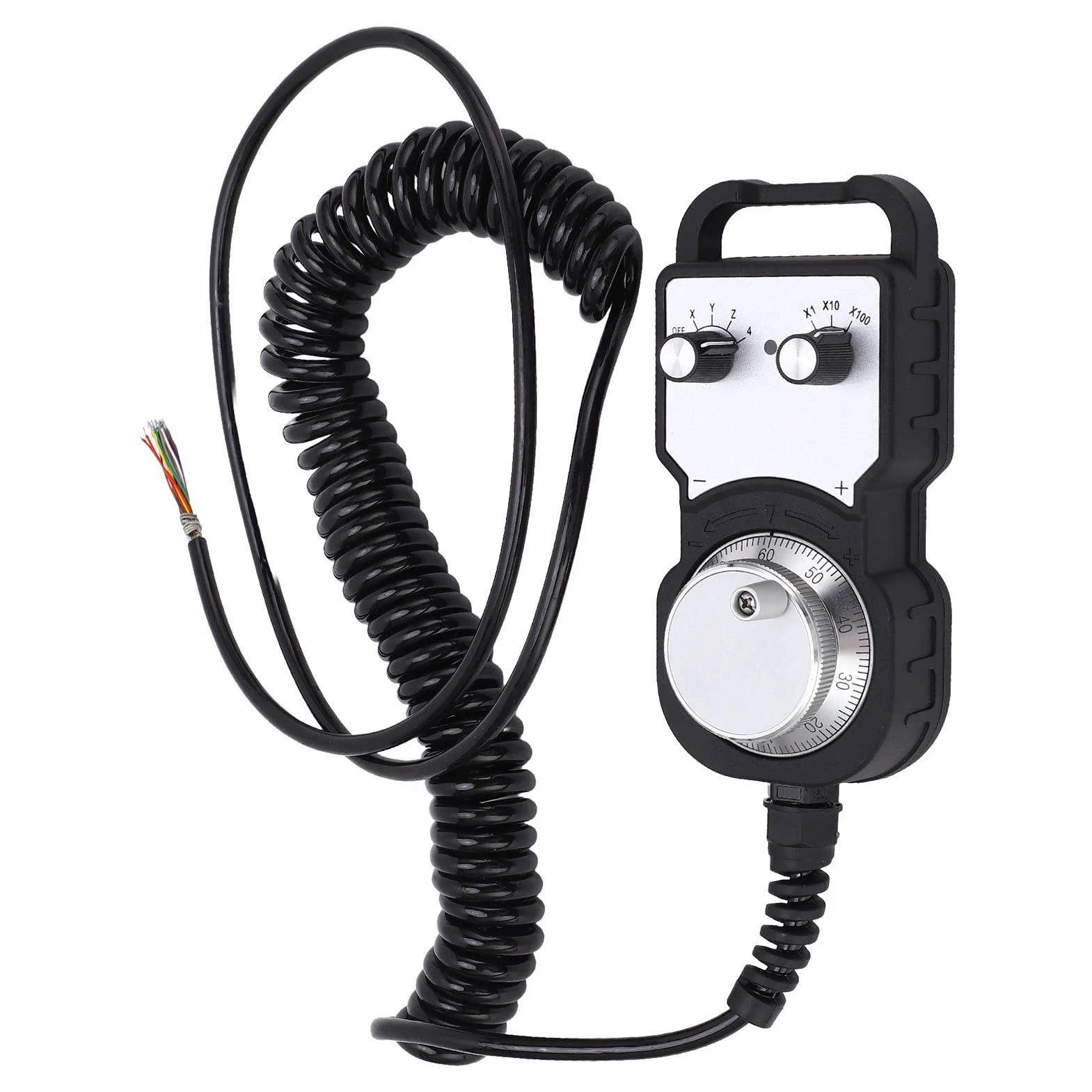 Volante Torvex, controlador de volante CNC 100PPR MPG Pendant de 4 ejes y 3 niveles, compatible con tornos fresadores