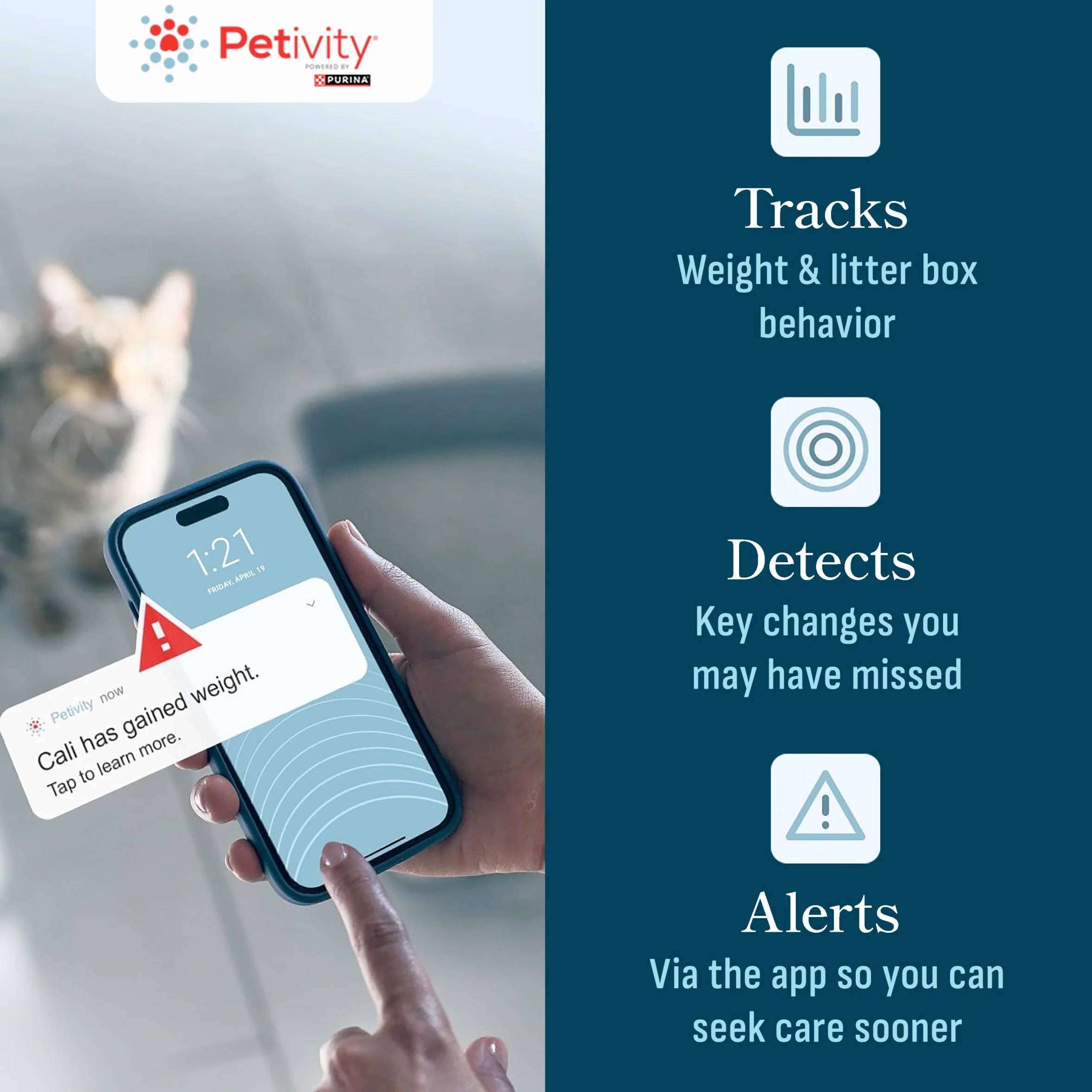 Petivity Smart Litter Box Monitor System - Caja de 5 Libras