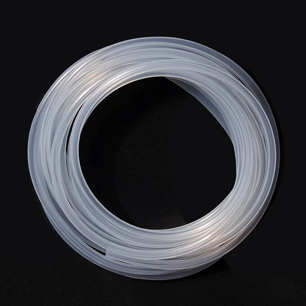 Feelers Tubo de silicona de alta resistencia de 8 mm de diámetro interior x 11 mm de diámetro exterior grueso de grado alimenticio de alta temperatura, tubo de silicona pura de alta temperatura, para