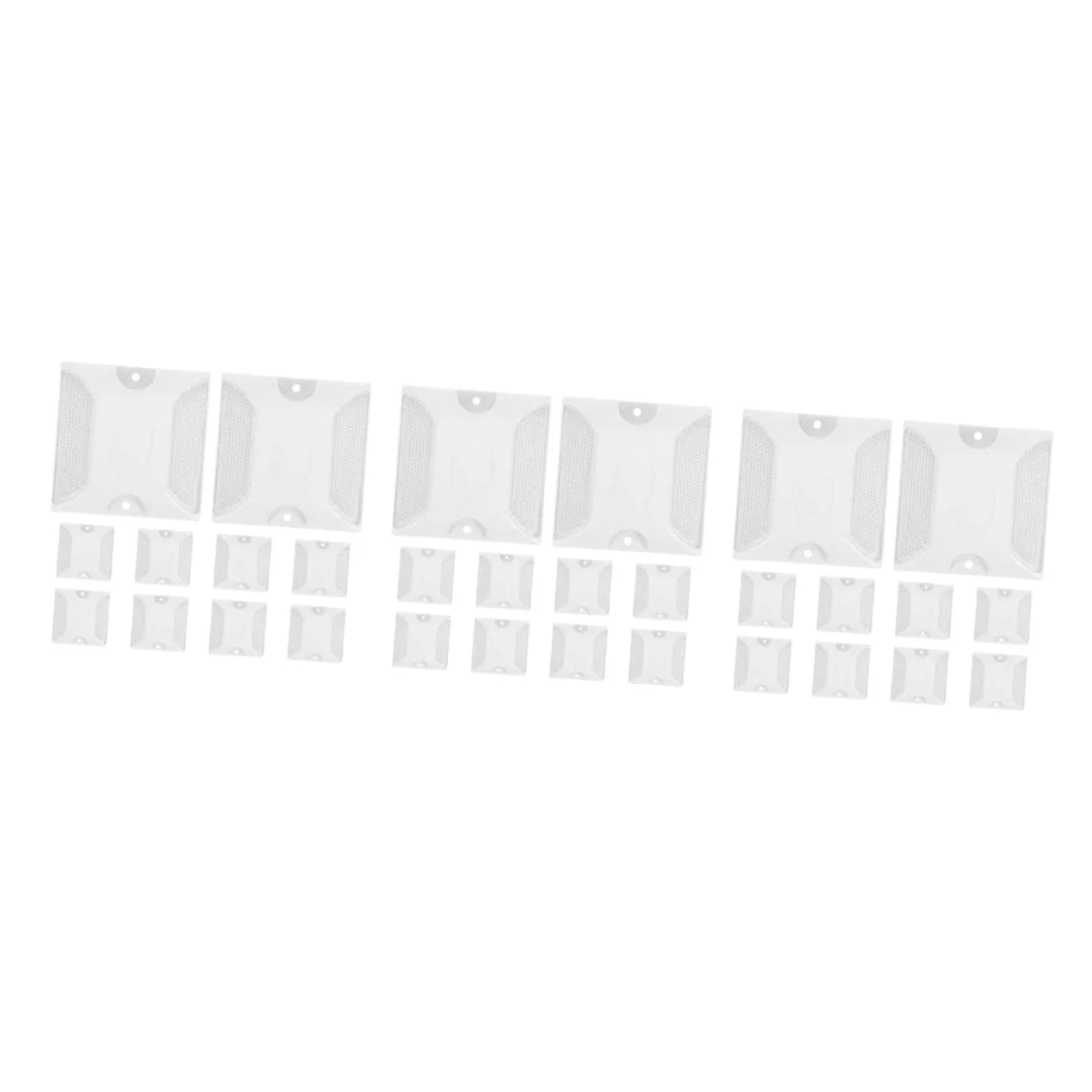 SHINEOFI 3 series Reflectores Para Reflectores Para Carreteras Tacos Reflectantes Para Pavimento Marcadores Reflectantes Para Peatones 10 piezas x 3