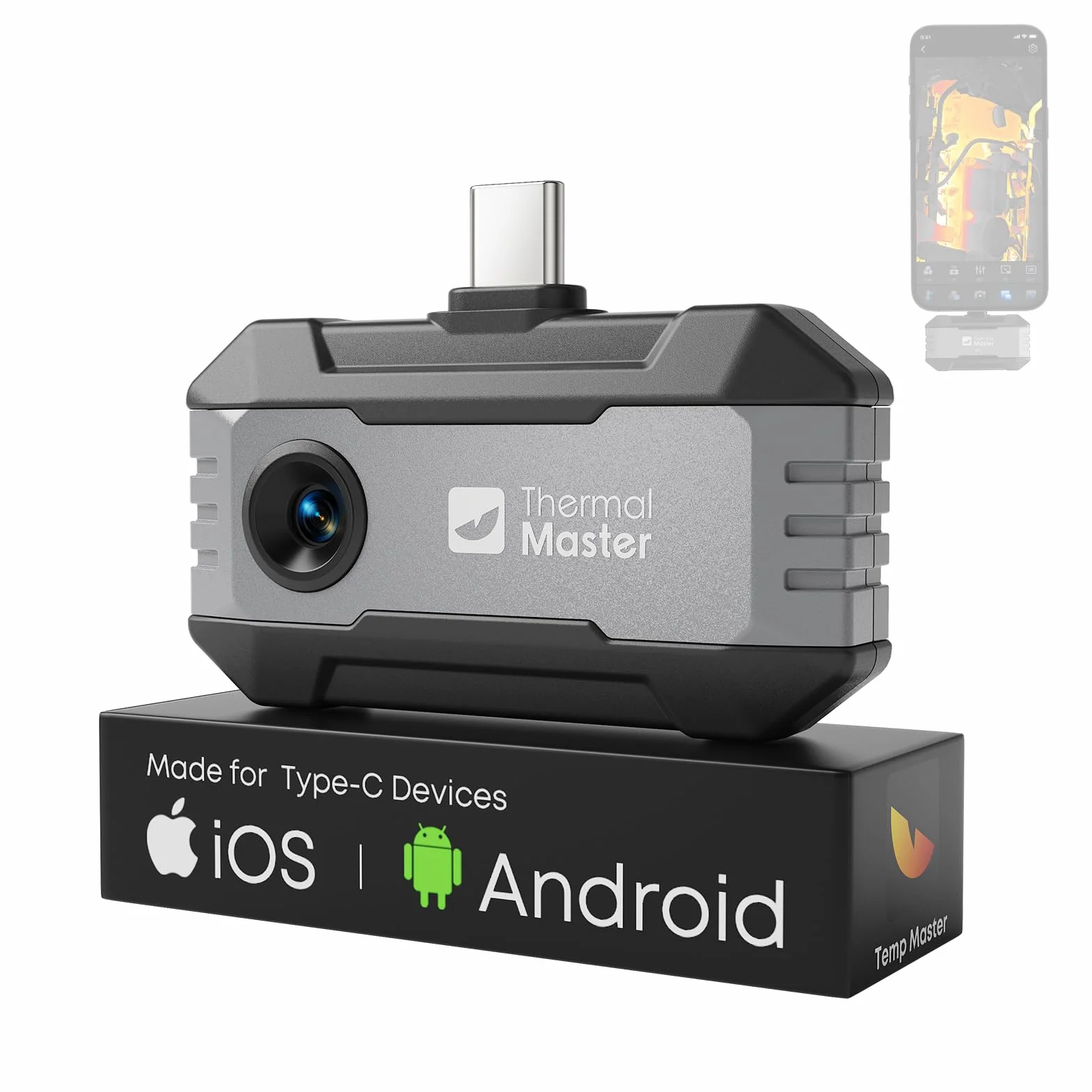 Thermal Master P1 Cámara Térmica 320x240 X³ Super IR Resolución -20°C a 600°C 15x Zoom 25Hz