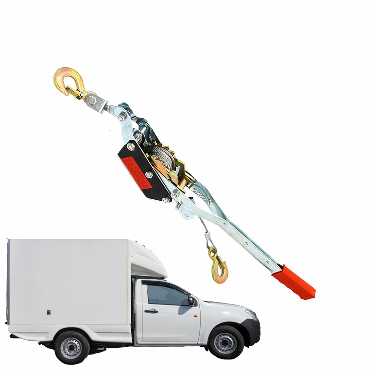 Tendicavo - Gancho doble manual, tensor de cable resistente para tirar, prensar, jardinería, prensado, instalación, enmarcado, cubiertas y barandillas