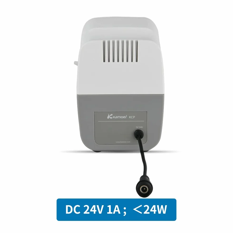 Kamoer KCPA600 24V bomba peristáltica bomba dosificadora de líquido de alto flujo 180-520 ml/min ajustable, tubo norpreno 4mm ID x 7.2mm OD