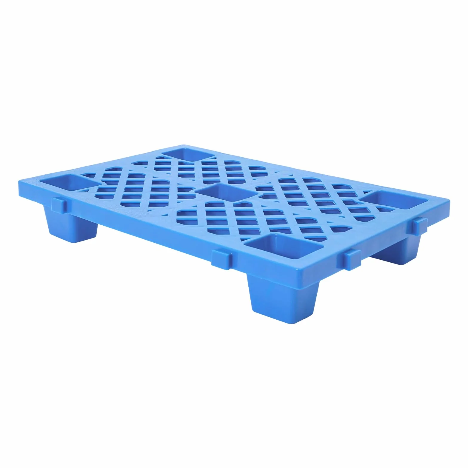 Palets Plastico, 6 Paletas de PláStico, Paletas de Almacenamiento Entrelazadas para Almacenes, FáBricas, Centros LogíSticos, Instalaciones de Almacenamiento (Azul)