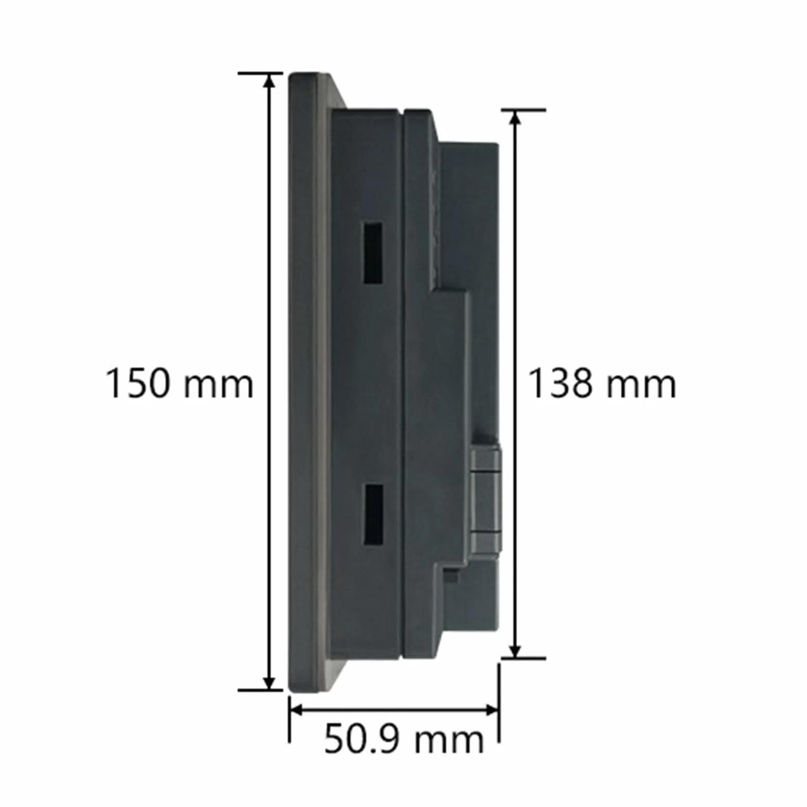 PLC HMI Todo en uno de 7" Controlador lógico programable Integrado con Pantalla táctil, Entrada y Salida de señal analógica incorporada(40MR-12MT-700-FX1N-C)