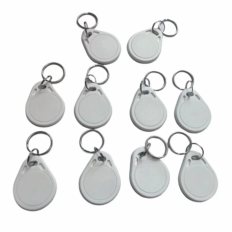 YARONGTECH RFID Llavero 13,56 MHz ISO14443A Etiquetas de Control de Acceso Pack de 10