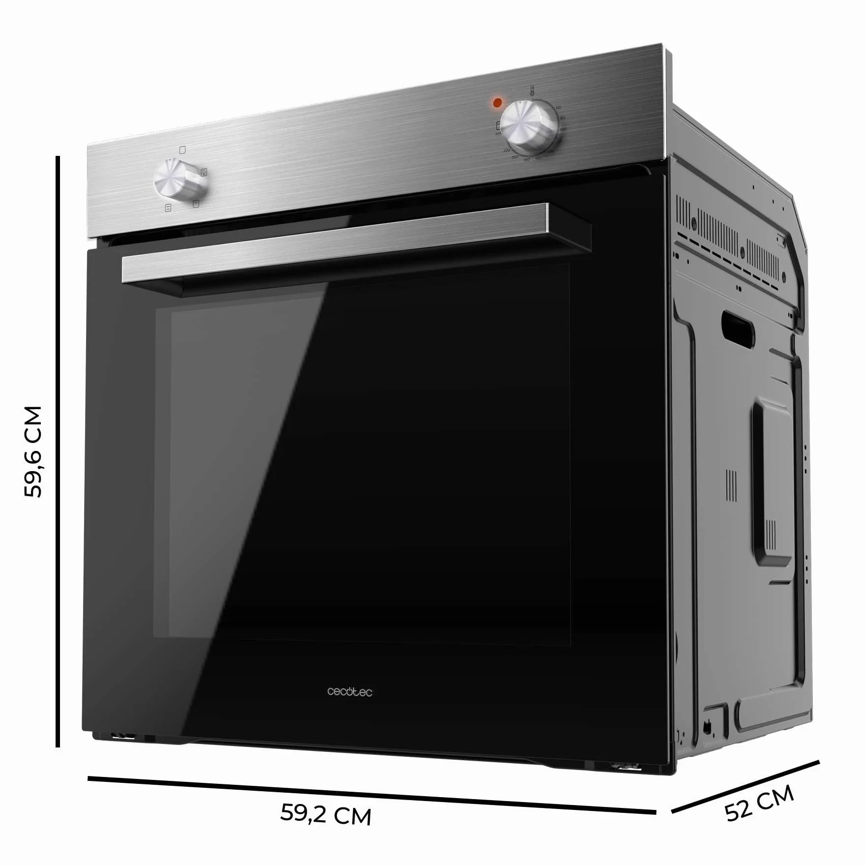 Cecotec Horno Integrable Convencional Bolero Hexa C126000 Inox 2800W 77L