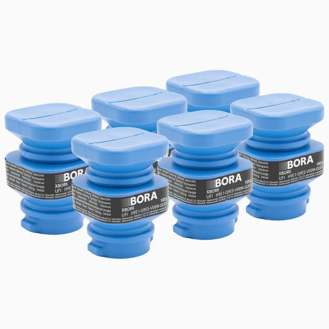 BORA 6 Cartuchos de Limpieza para Horno de Vapor BORA X BO, autolimpiante, Cartuchos de Doble cámara, Accesorios de Limpieza, XBORK/6