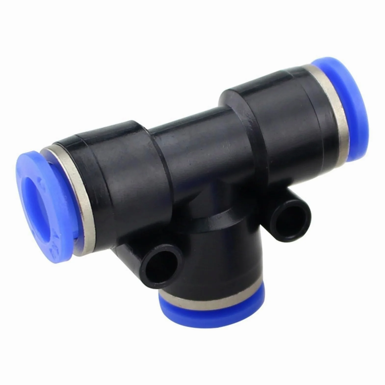 100 accesorios neumáticos de presión, conector de tubo de aire de plástico para acoplamiento de manguera de agua