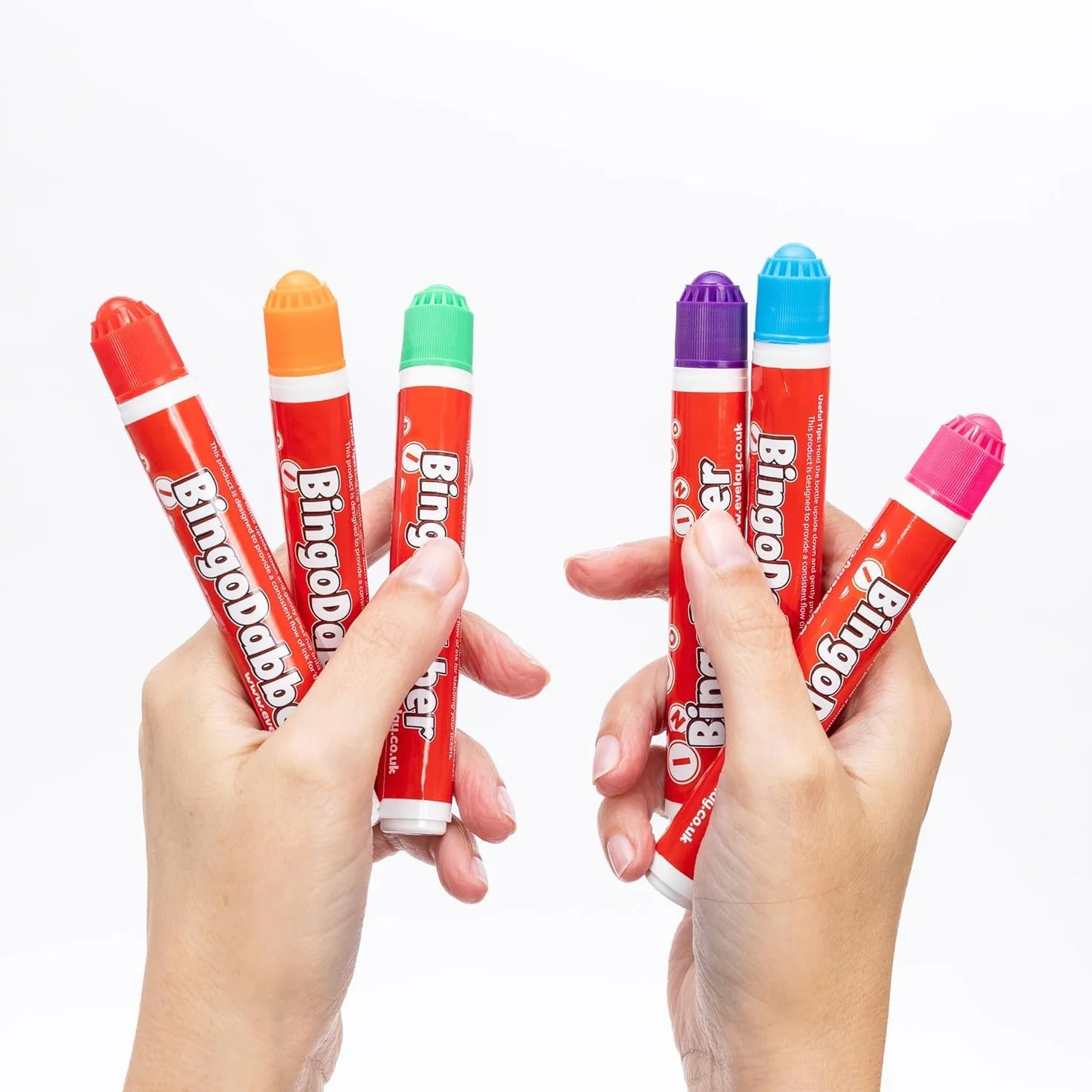 evelay Bingo Dabbers Rotuladores de colores mixtos para juegos de bingo (24 unidades)