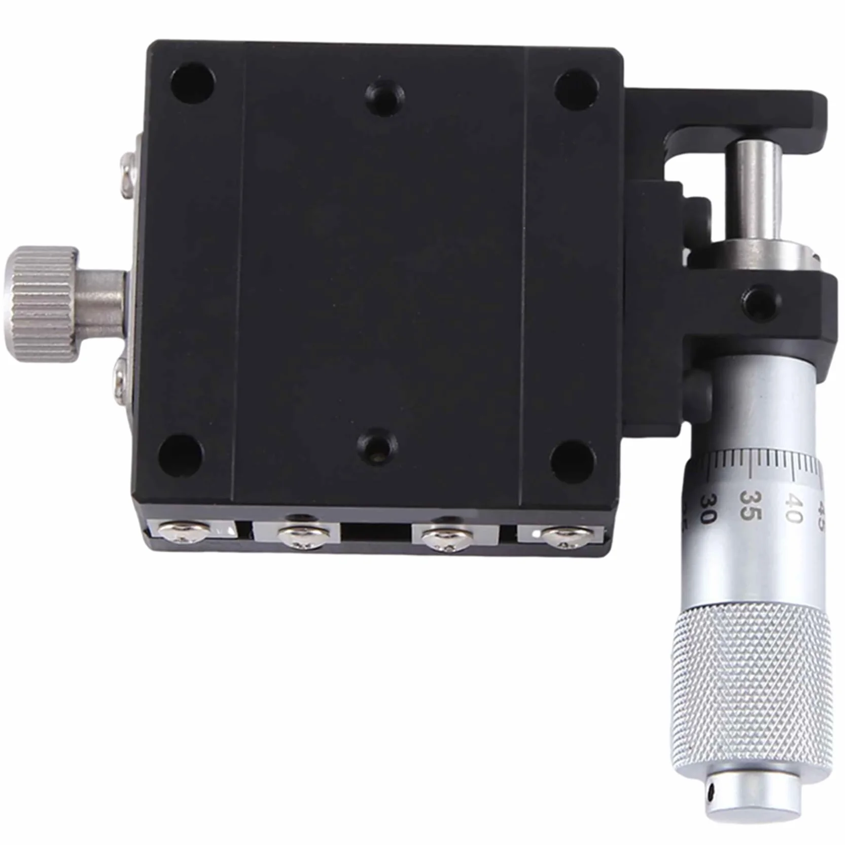 Plataforma Deslizante Manual 40x40 mm Micrómetro Riel Guía Correa Eje X (LGX40-L)